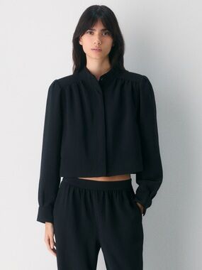 Aritzia - Wilfred Balsam Jacket - Crepette (Black) - Size 4 - NWT